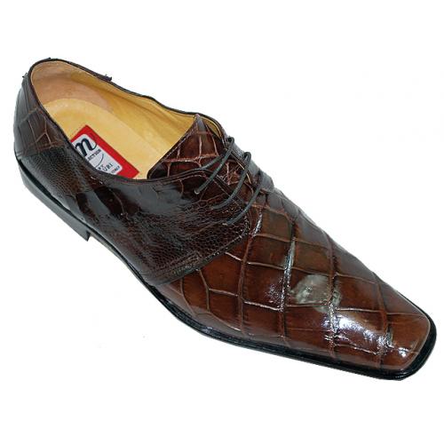 Mauri 531 Brown Genuine Alligator Shoes